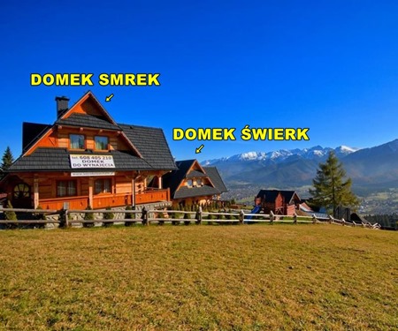 domki smrek i świerk